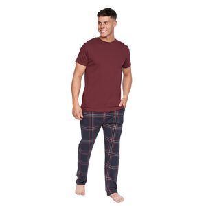 Duck and Cover Mens Callister Pajama Set / Burgundy